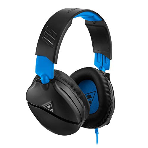 Turtle Beach Recon 70 Multiplatform Gaming Headset for PS5, PS4, Xbox Series X|S, Xbox One, PC & Mobile w/ 3.5mm Wired Connection - Flip-to-Mute Mic, 40mm Speakers, Lightweight Design, Black