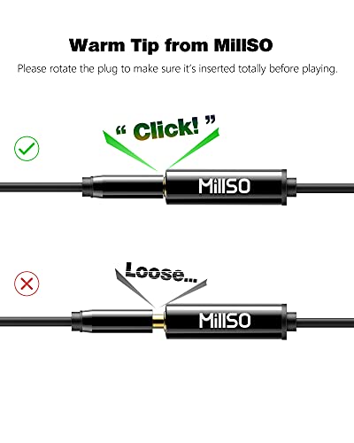 1/4 to 3.5mm Instrument Cable, TRS Headphone Adapter 6.35mm Female to 3.5mm Male 1/8 to 1/4 Stereo Audio Adapter for Amplifier, Guitar, Piano, Speaker to Phone, Laptop, Headphone - 12inch/30cm - color: Piano Black, size: 1 FT