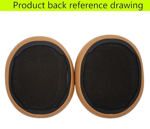 Replacement Ear Pads Compatible with Skullcandy Hesh3 Headphones | Also suitable for Crusher Wireless/Crusher360/Hesh ANC/Hesh Evo/Venue ANC/Crusher Evo/Crusher ANC headphones-Brown - color: Brown/Leather