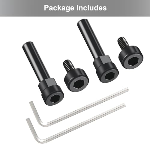 Metal Swivel Hinge Screws & Pins Replacement Parts Accessories with 2 x Screwdriver Compatible with Bose QuietComfort 35 II/QC35/QC45/QC25 Headphones (Black)