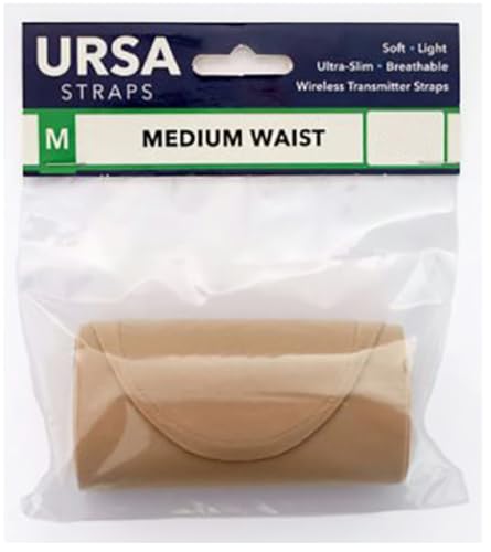 URSA Waist Strap - Medium Waist, Small Pouch (Beige) | Ultra Slim, Breathable & Stretchy Microphone Transmitter Straps, Compatible with Most Transmitter/Receivers - color: Beige, size: Medium Waist - Small Pouch