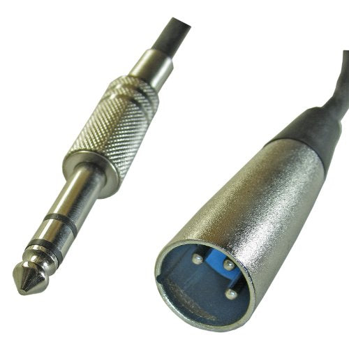 XLR to 1/4" Cable (25ft, XLR MALE-1/4" TRS) - color: XLR MALE-1/4" TRS, size: 25ft