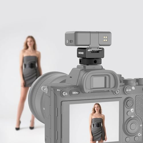 NEEWER Cold Shoe Mount Adapter Compatible with DJI Mic 2 Rode Wireless GO II Hollyland Saramonic NEEWER Wireless Mini Microphone, Anti Interference Offset Contact Design for Speedlite Flash, UA079 - style: UA079