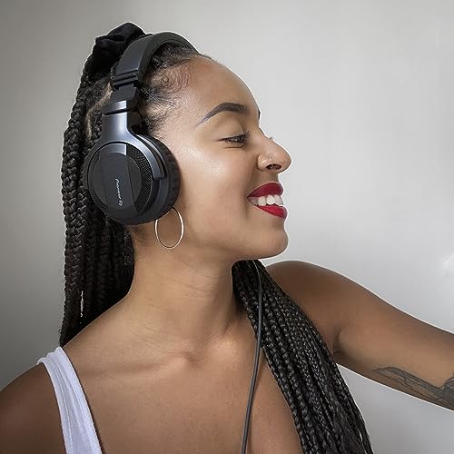 Pioneer DJ HDJ-CUE1 On-Ear Wired DJ Headphones, Foldable, Dark Silver | For new and everyday DJs, on-ear wired DJ monitoring headphones, comfortable, foldable, swivel earcups, clear cueing