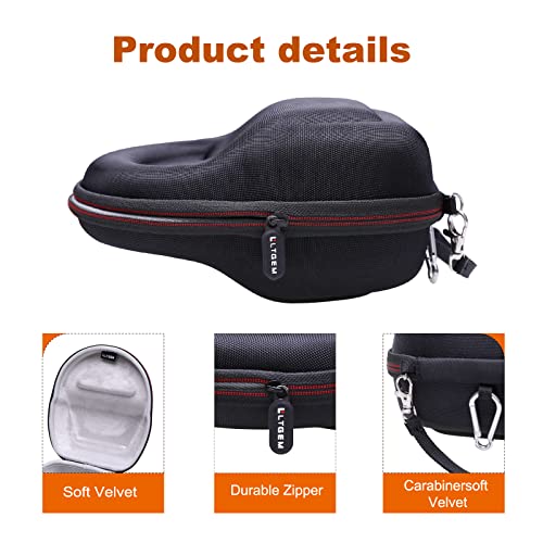 LLTGEM EVA Hard Case for Razer BlackShark V2 Pro/Razer BlackShark V2 X/SENZER SG500 Surround Sound Pro Gaming Headset - Travel Protective Carrying Storage Bag