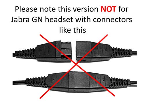 Call Center Headset Quick Disconnect QD Cable to USB Plug Adapter with Mute + Volume Control Compatible with Plantronic Headset QD Connector Plug to Any Computer Laptop VOIP Softphone