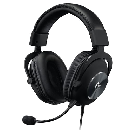 Logitech G Pro X SE Wired Gaming Headset with Microphone: Detachable Microphone, DTS Headphone:X 7.1, Includes USB DAC, for PC, Xbox One, Xbox Series X|S, PS5, PS4 - Black