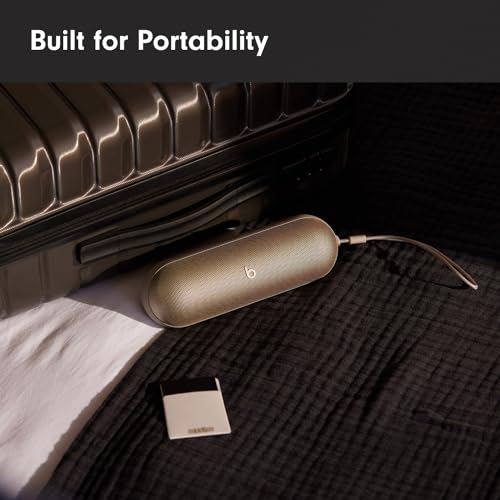 Beats Pill - Wireless Bluetooth Speaker with AppleCare+ (2 Years) - Champagne Gold - color: Champagne Gold, style: With AppleCare+