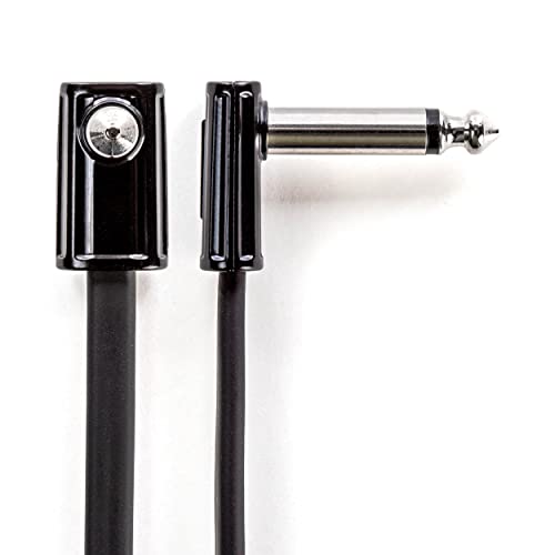 Jim Dunlop, 1/4-Inch Right Angle MXR Ribbon Patch Cable 6 in|15 cm-3 Pack (3PDCPR06) - size: 6 Inch