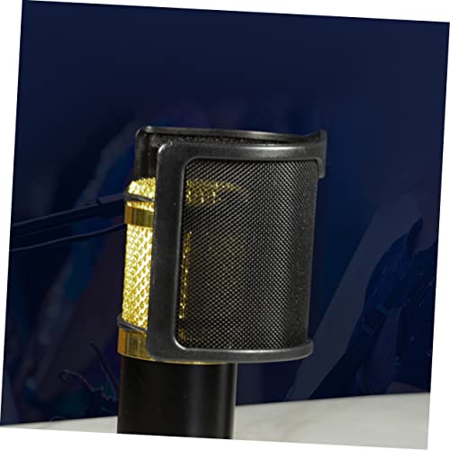 Metal Mesh Pop Filter for Microphone, Black Wind Screen