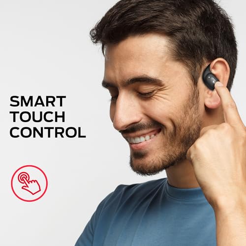 Monster Open Ear AC317 Headphones, Wireless Headphones with Premium Stereo, Bluetooth 5.4, 24H Playback, Crystal Clear Calls, USB-C Charging, Touch Control, Sweat Resistant Open Ear Wireless Earbuds