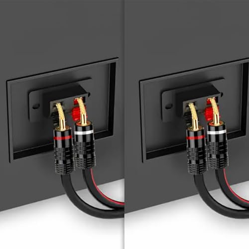 HiFi Flex Pin Banana Plugs, 2mm pin Banana connectors/Plugs, for Spring-Loaded Inputs/Speaker Terminals, (5 Pairs/10 Pcs) - size: 5 Pairs