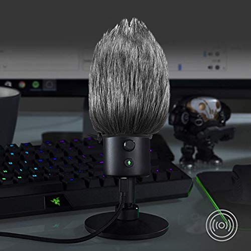 Razer Seiren X Furry Windscreen Muff, Mic Pop Filter/Wind Cover Shield for Razer Seiren X Microphone by YOUSHARES