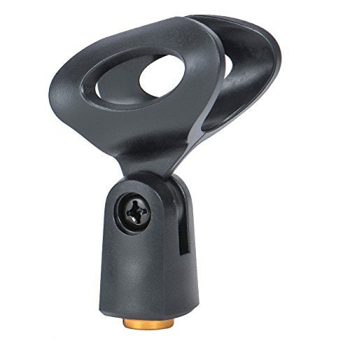 2-Pack Plastic Small Microphone Clip for all Wired Microphone Transmitters such as Sm57 Sm58 Sm86 Sm87,Fit with Dynamic Microphone - color: Small Microphone Clip