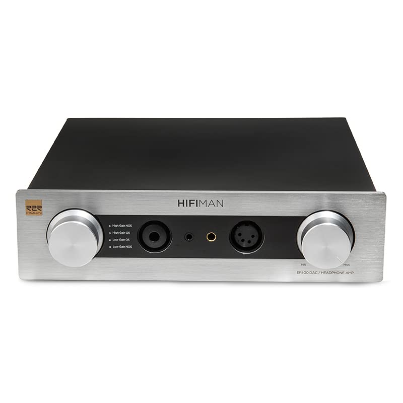 HIFIMAN EF400 Desktop Balanced Headphone DAC& Amplifier with Himalaya R2R DAC, 3.5/4.4/6.35mm Output for Home Audio
