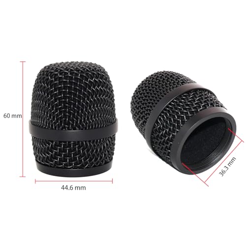 2 Pack Replacement Microphone Grille for Sennheiser XSW E825 E835 E865 Wireless Handheld Microphone With Windscreen