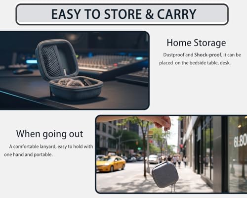 Hard Protective Travel Case Compatible with Wireless Microphones, Boya Wireless Lavalier, Aikela, Leettus, Ejcc, Caiord, Pqrqp, Maybesta, Nptcl, Bulatry, Judkiom, Maxtop Mics,Gray(CASE ONLY) - color: Gray