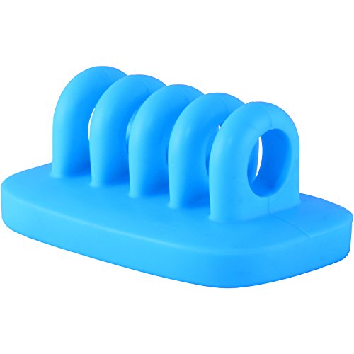 Cable Clip Holder Weighted Desktop Cord Management Fixture (Blue) - color: Blue