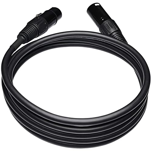 CNCESS 4-Pin XLR Male to Female Balanced Extension Cable, 6 ft, 1 Cable - size: 6 Feet, 1-Pack