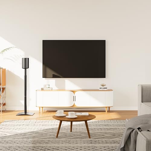 Mounting Dream Speaker Stand for Sonos Era 100, One, One SL, Play:1, Height Adjustable 32.5"- 42", Single Surround Sound Speaker Stand with Cable Management, 13.2 LBS Loading MD5411 - size: Single,For Sonos Era 100 Speaker