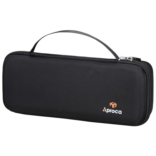 Aproca Case Compatible with talomen / ECHOMUSSY / JBL Wireless Two Microphone System, Handheld Dual Mic Storage Bag for Receiver, Batteries and Other Accessories (Case Only )