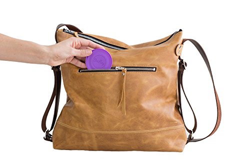 Budley - Tangle-Free Earphone/Earbud Case, Compact Storage System, Silicone (Purple, Set of 1) - color: Purple