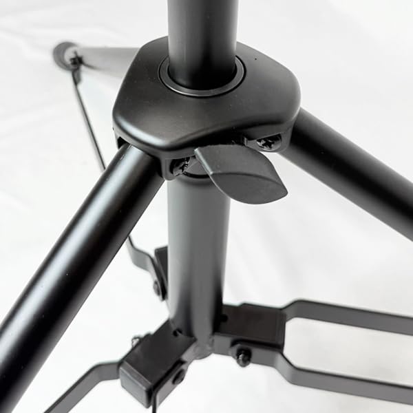 AxcessAbles AXCMB-T Heavy Duty Microphone Boom Stand with Weighted Tripod Base | 80.5-inch Height Overhead Mic Stand | 65.5-Inch Boom Arm Stand | Shotgun Video Mic Stand | All Metal Construction - size: Tripod Base
