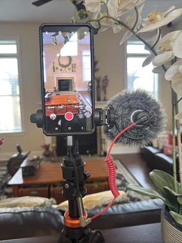 USB C to Aux & TRS to TRRS Microphone Patch Cable Mic Cord Set Compatible with iPhone15/16, Samsung, LG, Pixel, Moto, Mac, Laptop for Rode SC7, VideoMic, VideoMicro Go, BOYA & Other External Mic