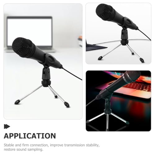 Vaguelly USB Condenser Microphone Wired Gaming Mic for Laptop Desktop Podcast Streaming with Mute Button and LED Indicator, Multipurpose Mic for Music, Meeting, and Live Recording