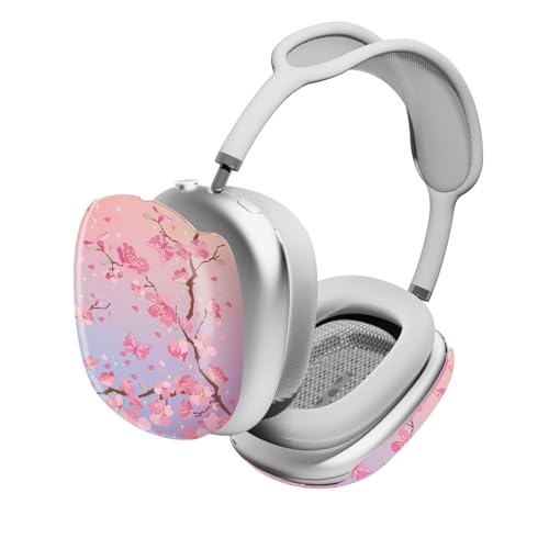 iBenzer Protective Case for AirPods Max Headphones, Ear Cups Cover for Apple AirPods Max (2024 USB-C / 2020 Lightning), Sakura Breeze, AP-MAX-133 - color: Sakura Breeze
