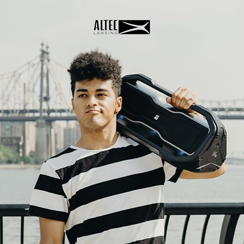 Altec Lansing - Portable Bluetooth Speaker, Waterproof IP67 - color: Steel Grey