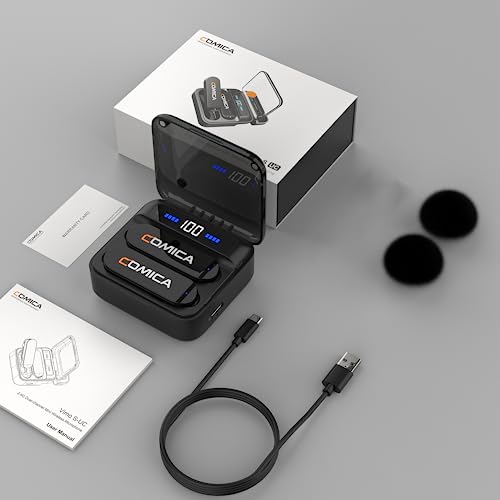 COMICA Vimo S UC Wireless Lavalier Microphone with 656FT Range