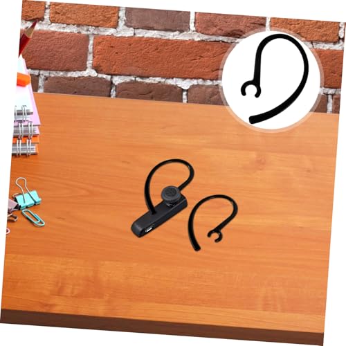 VICASKY 10pcs Silicone Ear Hooks for Earbuds -Drop and - Earbud Tips for Sports Comfortable Fit Replacement Covers Silicone for Enhanced Sound Stability