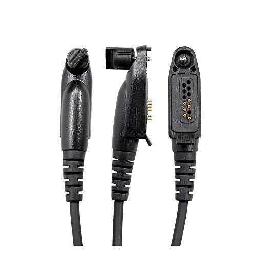 Arrowmax AHDH1000-M3 Over Head Headset Boom Mic Compatible with Rocky Talkie Expedition Radio Motorola M5 Plug GP328 Plus PRO5150 Elite