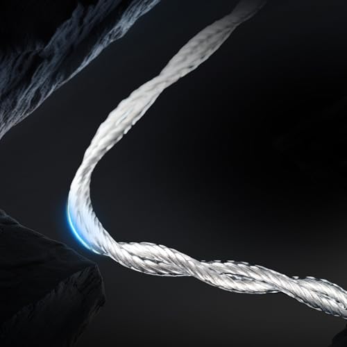 HiFi Earphone Audio Upgrade Cable,8N Silver Plated Headphone Cords,1.3m in Ear Monitor IEM Cord for Audiophile Musician Drummer 3.5mm Plug(0.78mm 2Pin 4.2ft) - size: 3.5mm Plug
