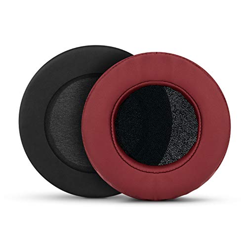 Brainwavz XL Large Replacement Memory Foam Earpads - Suitable for Many Other Large Over The Ear Headphones - Sennheiser, AKG, HifiMan, ATH, Philips, Fostex, Sony (Dark Red) - color: Dark Red
