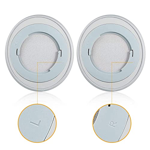 Kraken Pro 7.1 V2 Earpads Replacement Protein Leather Headphones Ear Pads Cushions Cover Repair Parts Compatible with Razer Kraken Pro 7.1 V2 Gaming Headsets (Silver) - color: Silver