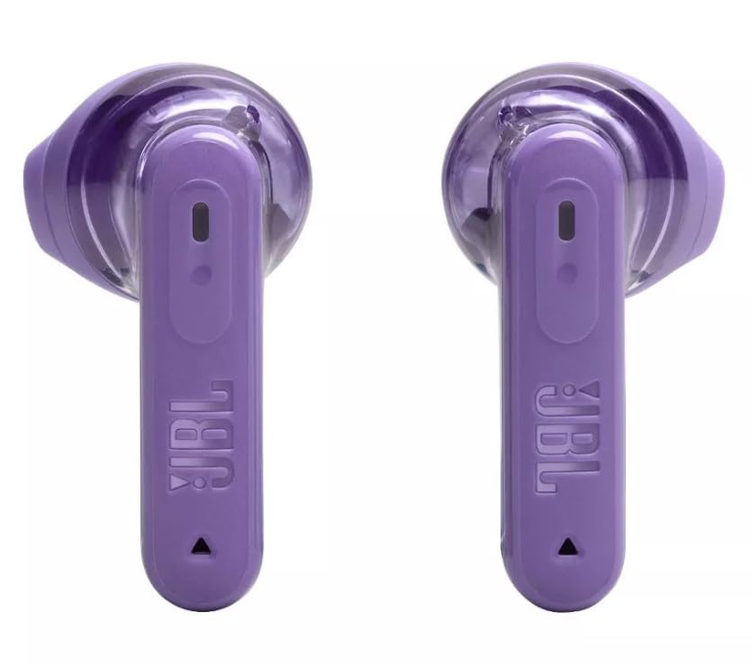 JBL Tune Flex 2 - True Wireless Noise Cancelling Earbuds Spatial Sound and Smart Ambient Technology, 6 mics for Perfect Calls, IP54 Dust & Water Resistant (Ghost Mauve) (Renewed)