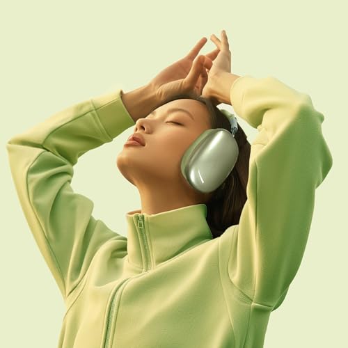 Aiivioll 3-in-1 Headphone Cover for AirPods Max, Anti-Scratch and Sweatproof Ear Pad/Ear Cup/Headband Covers Protector (Green) - color: Green