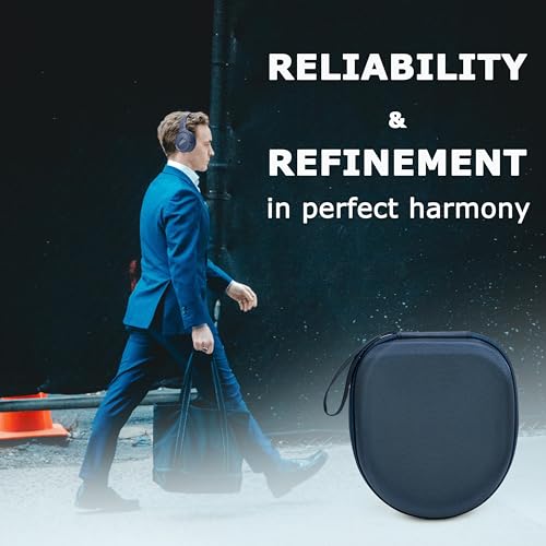Ginsco Universal Headphone Case Compatible with JBL Tune 510BT 720BT, Sony WH-CH 720N/WH-CH520, with Sony/JBL/Soundcore Q20 Q30/BERIBES/TOZO/KVIDIO etc Wireless Headphones Navy Blue - color: Navy Blue