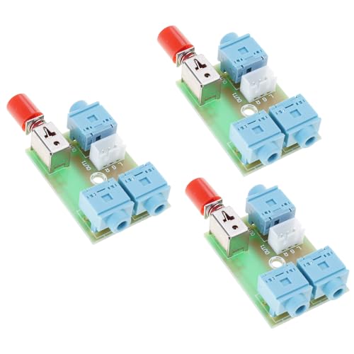 Manual Control Music Switches Board for 3.5mm Device Signals Transfer Selection Music Splitter Module Stable Switcher