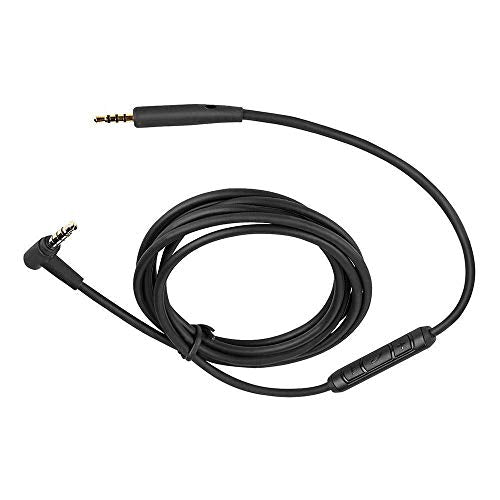 Cypher.V Replacement Aux Extension Cable Cord Wire,for Bose QuietComfort QC25 QC35 Sound Link SoundTrue On Ear Headphones with in Line Mic Volume Control (Black)