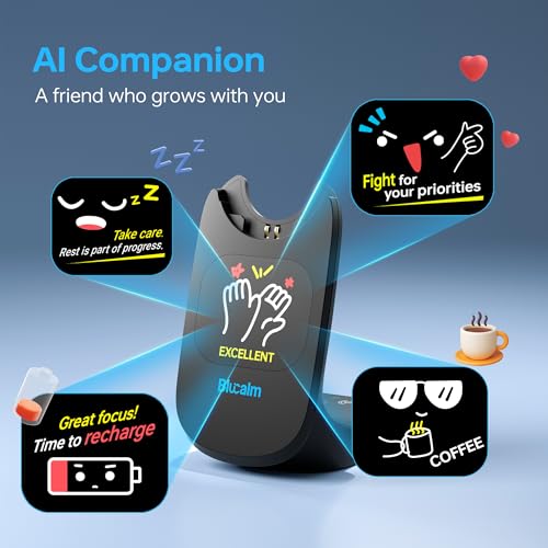 Work from Home Headset, Wireless Mic Headset for Office Noise Cancel Calls | One-Touch Mic Mute & 2.4G USB Dongle, Touch Screen Smart Dock, Work with Teams, Zoom & PC