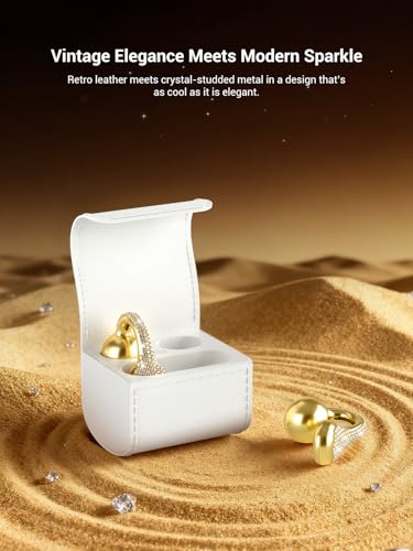 JewelPods C01 Pro Open Ear Headphones, Gold | Luxury Jewelry, Wireless Earbuds - color: Gold