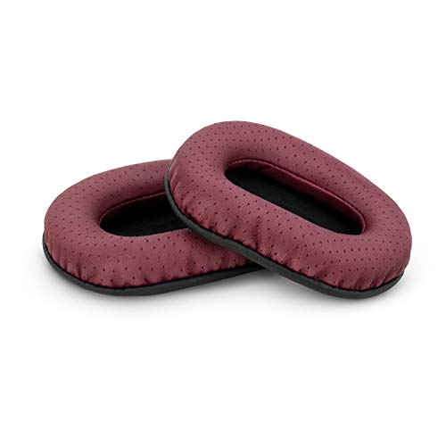 Brainwavz Perforated Replacement Earpads for Sony MDR 7506, V6 & CD900ST with Memory Foam Ear Pad & Suitable for Other On Ear Headphones (Red)