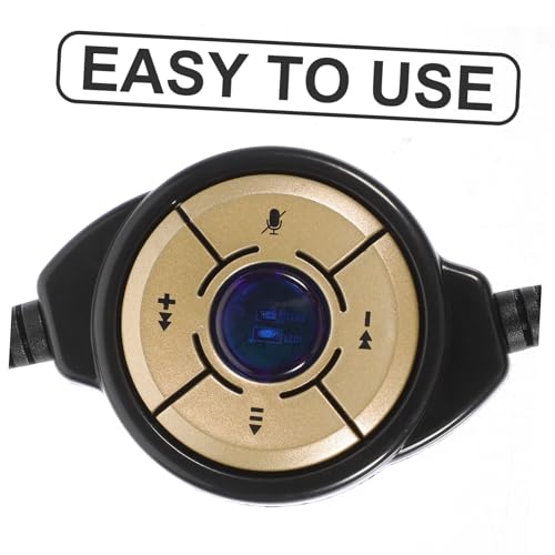 LABRIMP USB Computer Earphone with Microphone Noise Cancelling Gaming Headset Comfortable Single Ear Courses Skype Chats and Call Centers