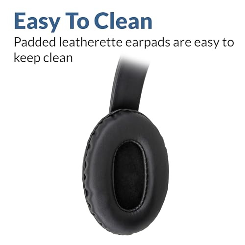 Cyber Acoustics AC-4014 USB-C Headset for PC, Mac, Tablets and Phones | Made with 60 Percent Recycled Plastic, Durable, Crisp, and Clear Communication, in K-12 Classrooms or Home - size: 1 Unit - USBC