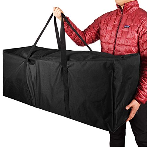 COOLBEBE 2 Pack Sports Duffle Bag - Extra Large Travel Duffel Luggage Bag | Heavy Duty Dual Zipper, 600D Polyester, Oversized Capacity, Sturdy & Water Resistant for Sports Equipment, Camping & Moving - size: 47" x 13.7" x 17.5" 2Pack