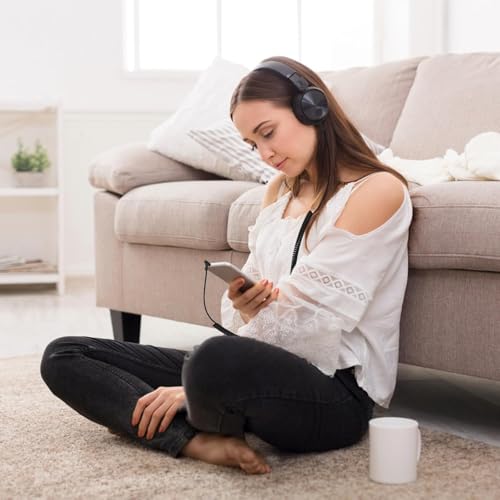 Alitutumao Coiled Audio Cable Compatible with Beats Studio 2/3, Solo 4/3/2, Pro – 3.5mm to 3.5mm Aux Headphone Extension Cord (2-9FT)