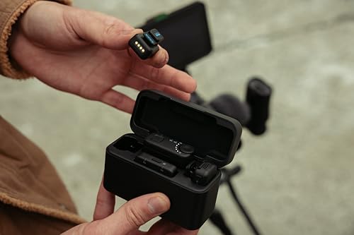 GoPro Wireless Mic Complete Kit (2 TX, 2 RX, Charging Case) - for GoPro/Camera/iPhone/Android, Ultra-Compact, Noise Reduction, Gain Control, Vlogging